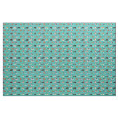 Cavalier King Charles Spaniel santa turquoise Stof (Yard (91,4 cm))