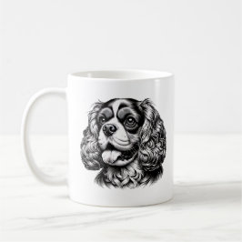 Cavalier King Charles Spaniel Schattig hondengezic Koffiemok