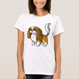 Cavalier King Charles Spaniel, schattig hondenontw T-shirt