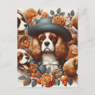 Cavalier King Charles Spaniel Schilderij Briefkaart