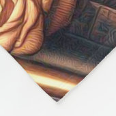 Cavalier King Charles Spaniel Schilderij Fleece Deken (Hoek)