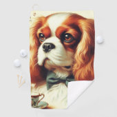 Cavalier King Charles Spaniel Schilderij Golfhanddoek (Insitu)
