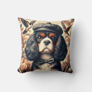 Cavalier King Charles Spaniel Schilderij Kussen