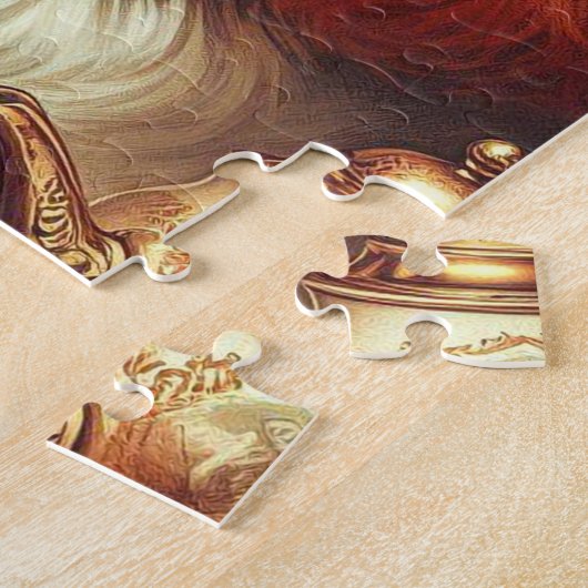 Cavalier King Charles Spaniel Schilderij Legpuzzel (Zijkant)