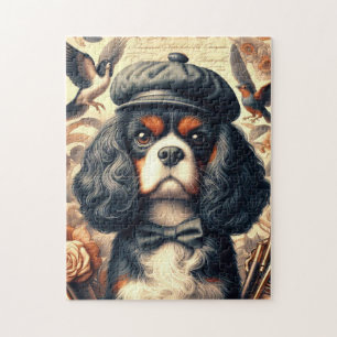 Cavalier King Charles Spaniel Schilderij Legpuzzel