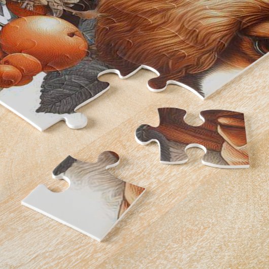  Cavalier King Charles Spaniel Schilderij Legpuzzel (Zijkant)