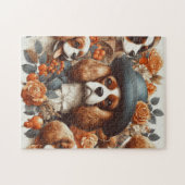  Cavalier King Charles Spaniel Schilderij Legpuzzel (Horizontaal)