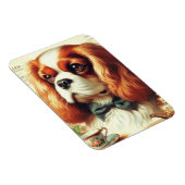 Cavalier King Charles Spaniel Schilderij Magneet (Rechterzijde)
