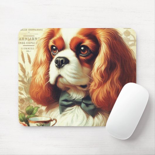  Cavalier King Charles Spaniel Schilderij Muismat (Met muis)
