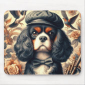 Cavalier King Charles Spaniel Schilderij Muismat (Voorkant)