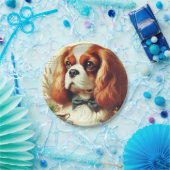  Cavalier King Charles Spaniel Schilderij Papieren Bordje (Feest)