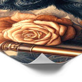 Cavalier King Charles Spaniel Schilderij Poster (Hoek)