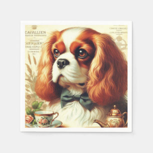  Cavalier King Charles Spaniel Schilderij Servet