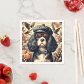 Cavalier King Charles Spaniel Schilderij Servet (Insitu)