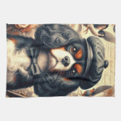 Cavalier King Charles Spaniel Schilderij Theedoek (Horizontaal)