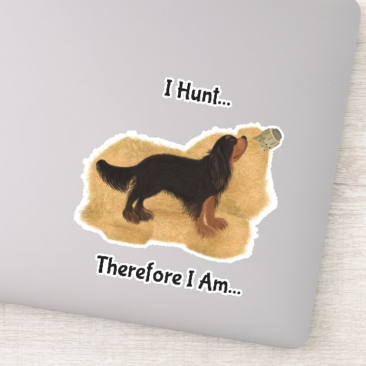 Cavalier King Charles Spaniel Schuurjacht Sticker (Detail)