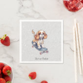 Cavalier King Charles Spaniel servetten (Insitu)