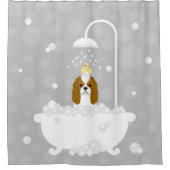 Cavalier King Charles Spaniel Shower Curtain Douchegordijn (Voorkant)