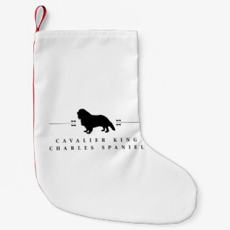 Cavalier King Charles Spaniel silhouette -1- Kleine Kerstsok