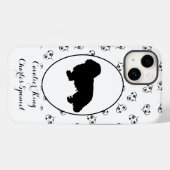 Cavalier King Charles Spaniel Silhouette Case-Mate iPhone Case (Achterkant (horizontaal))