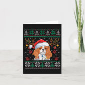 Cavalier King Charles Spaniel Sinterklaas Horrorke Kaart (Voorkant)