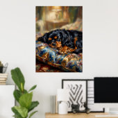 Cavalier King Charles Spaniel Slaap Poster | Oi (Thuiskantoor)