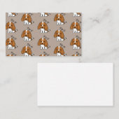 Cavalier King Charles Spaniel Sleeping Dog ZZZ Pet Notitiekaartje (Voorkant / Achterkant)