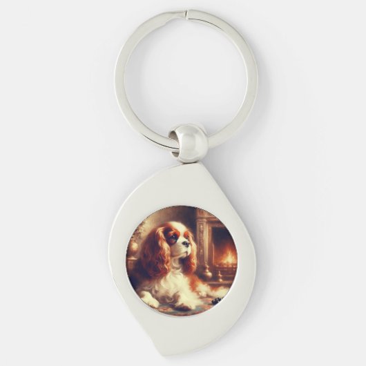 Cavalier King Charles Spaniel Sleutelhanger (Voorkant)