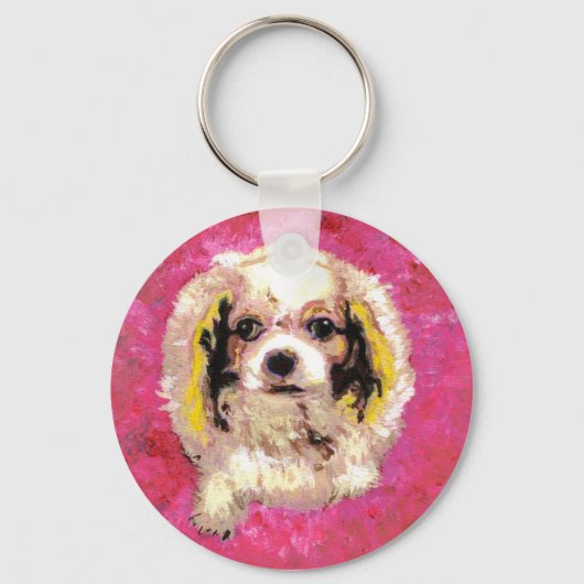 Cavalier King Charles Spaniel Sleutelhanger (Voorkant)