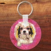 Cavalier King Charles Spaniel Sleutelhanger (Voorkant)