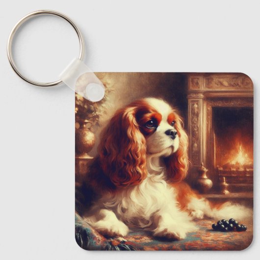 Cavalier King Charles Spaniel Sleutelhanger (Voorkant)