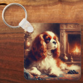 Cavalier King Charles Spaniel Sleutelhanger (Voorkant)