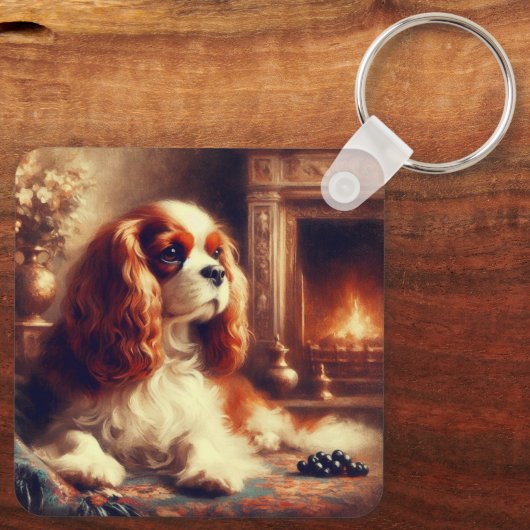 Cavalier King Charles Spaniel Sleutelhanger (Achterkant)