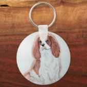 Cavalier King Charles Spaniel Sleutelhanger (Voorkant)
