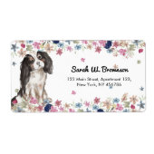 Cavalier King Charles Spaniel Small Size Dog Etiket (Voorkant)