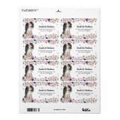 Cavalier King Charles Spaniel Small Size Dog Etiket (Full Sheet)