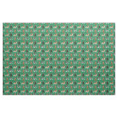 Cavalier King Charles Spaniel snoepriet groen Stof (Yard (91,4 cm))