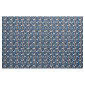Cavalier King Charles Spaniel snoeprietmarine Stof (Yard (91,4 cm))