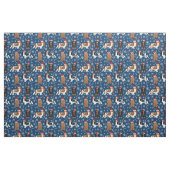 Cavalier King Charles Spaniel snoeprietmarine Stof (Fat Quarter)