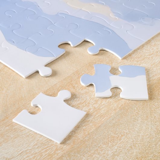 Cavalier King Charles Spaniel Snowy Christmas Legpuzzel (Zijkant)