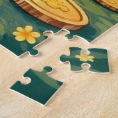 Cavalier King Charles Spaniel St. Patrick's Day-ho Legpuzzel (Zijkant)