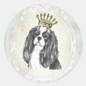 Cavalier King Charles Spaniel Sticker (Voorkant)