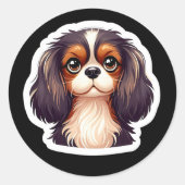 Cavalier King Charles Spaniel Sticker (Voorkant)
