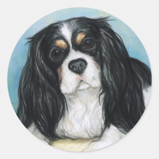 Cavalier King Charles Spaniel Sticker (Voorkant)