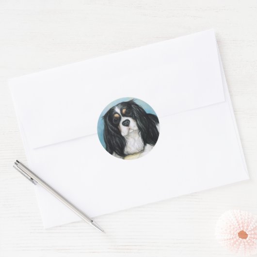 Cavalier King Charles Spaniel Sticker (Envelop)