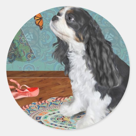 Cavalier King Charles Spaniel Stickers (Voorkant)