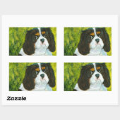 Cavalier King Charles Spaniel Stickers Labels (Vel)