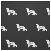 Cavalier King Charles Spaniel Stof (Swatch)