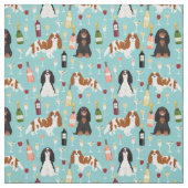 Cavalier King Charles Spaniel Stof (Swatch)