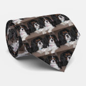 Cavalier King Charles Spaniel Stropdas (Opgerold)